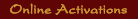 online activations